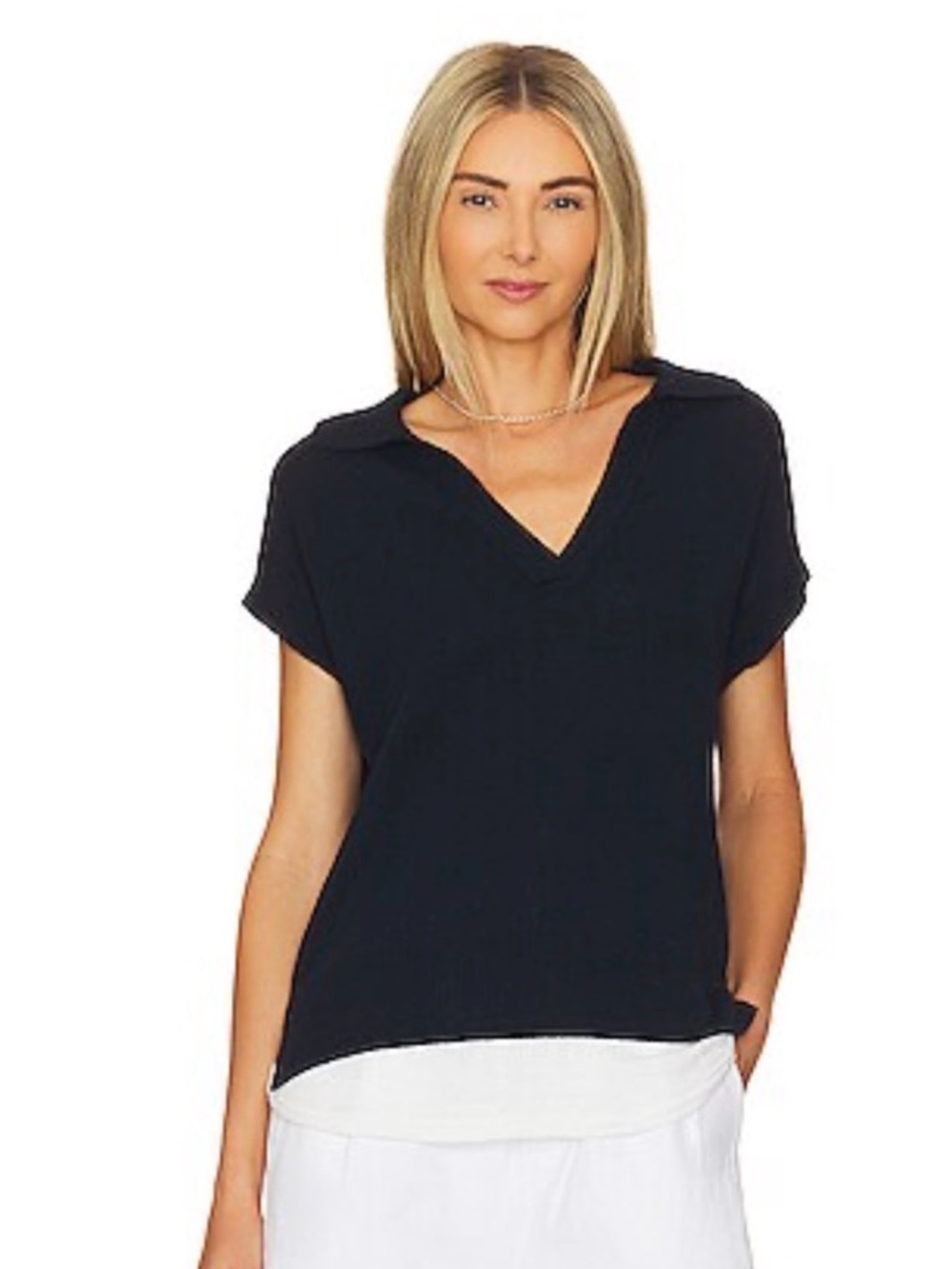 Brochu Walker Jaia Polo Looker Top